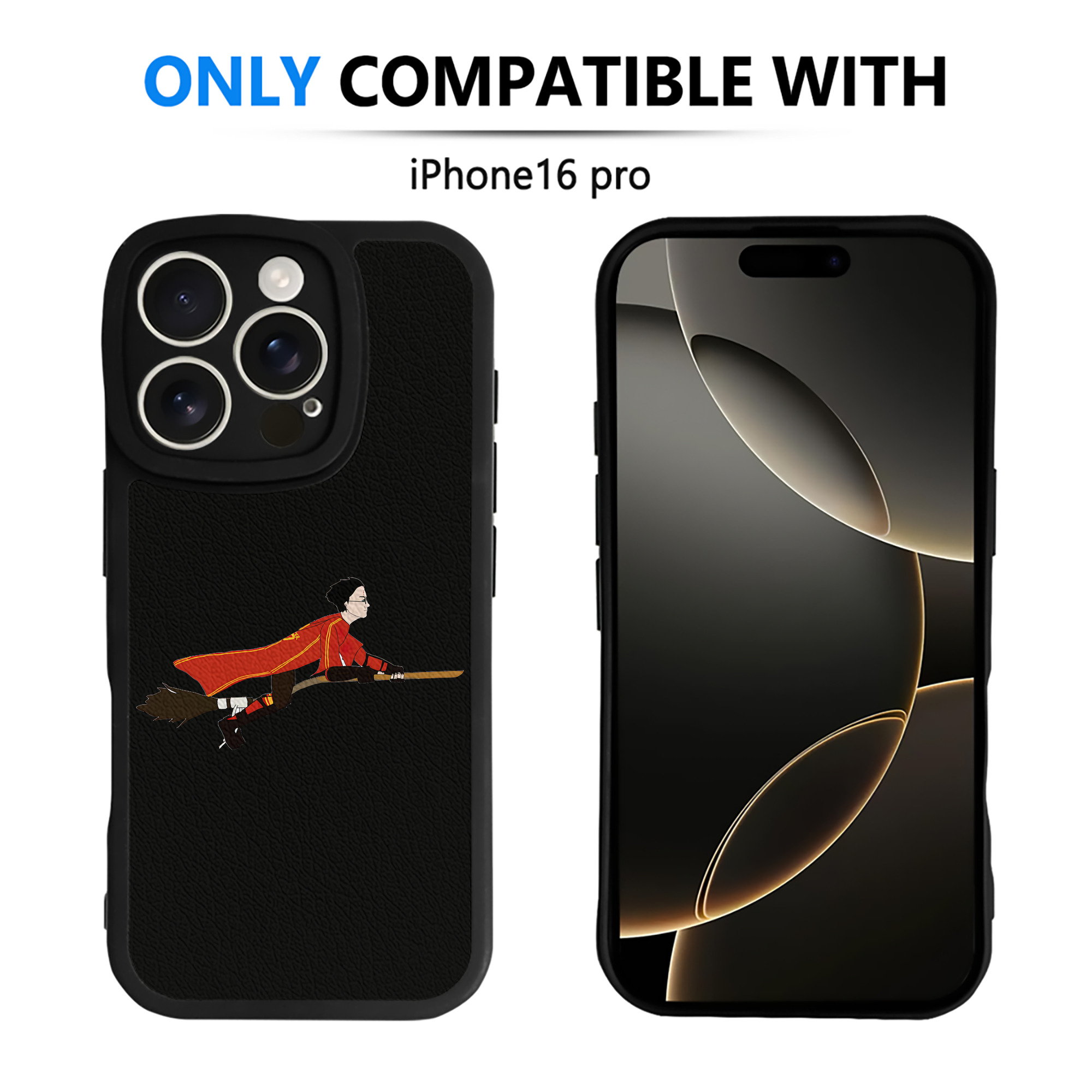 （画像用） Harry Potter ハリー・ポッターシリーズ 【iPhone 16シリーズ対応】シリコンスマホケース（レザー調） 材質：シリコン
